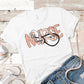 Nurse peach gold stethoscope-DTF
