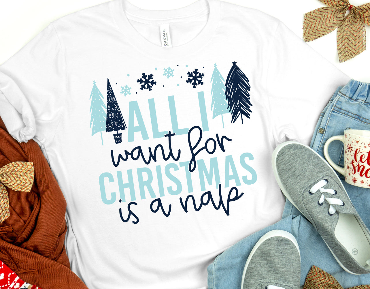 All I want for Christmas is a nap-DTF