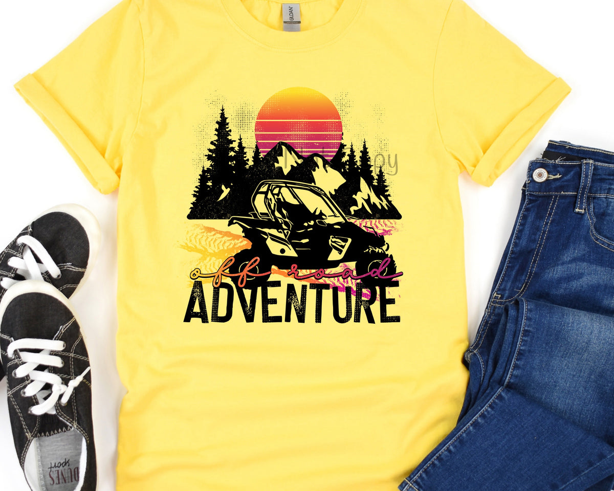 Off road adventure orange-DTF