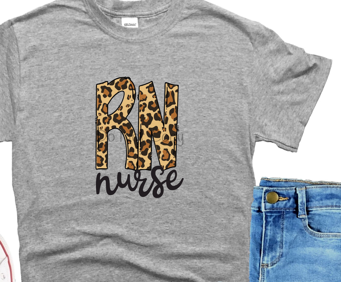 RN nurse leopard -DTF