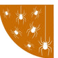 Multiple hanging spiders  Sleeve Stencil