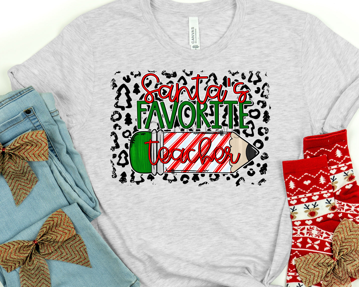 Santa’s favorite teacher-DTF