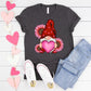 Valentine gnome with sunflower-DTF