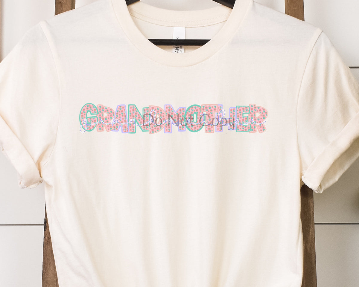 Sweet floral Grandmother-DTF