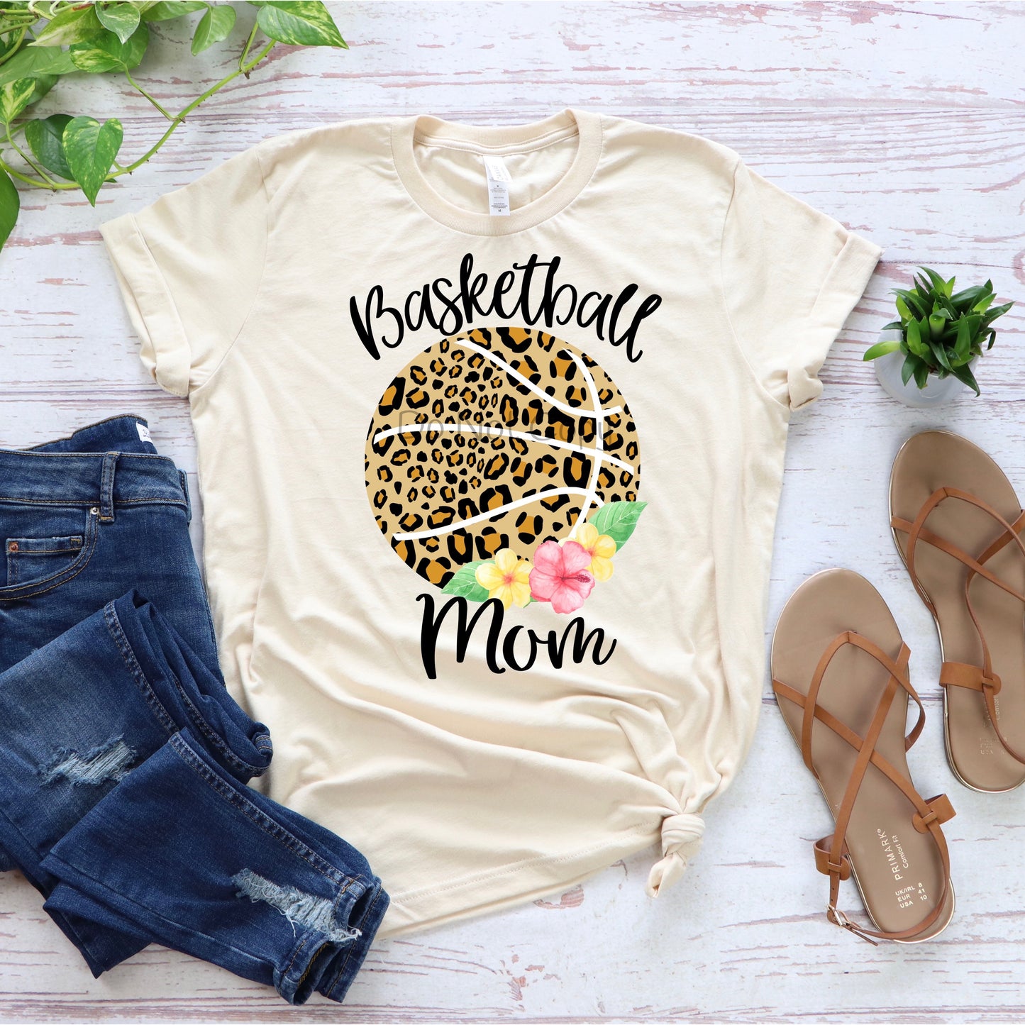 Basketball mom leopard-DTF