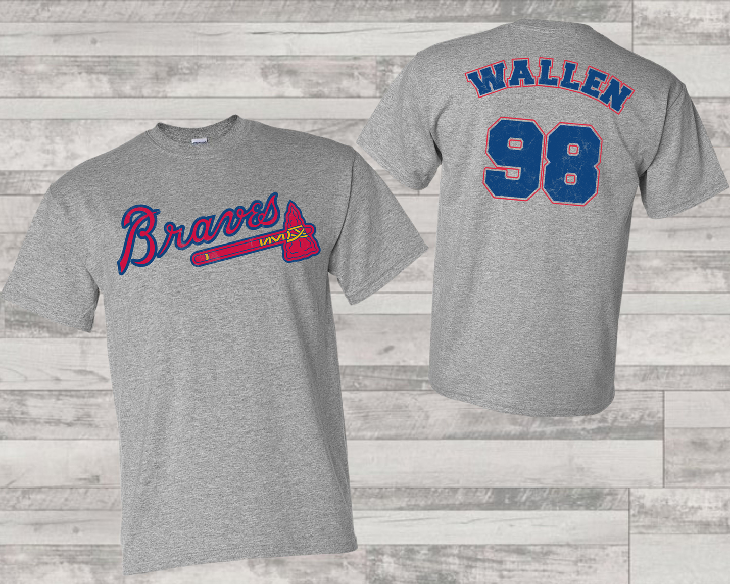 Personalized White Wallen 98 Braves Adult Baseball Jersey 
