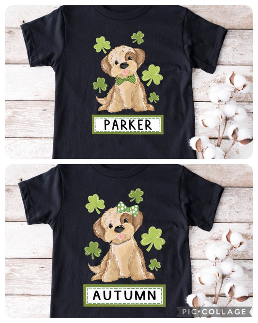 Kids Custom St Patrick’s Day Designs with Names-DTF