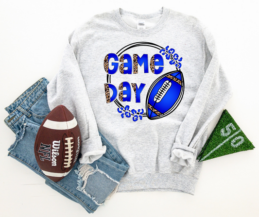 Game day football blue - DTF