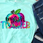 English teacher tie dye- DTF