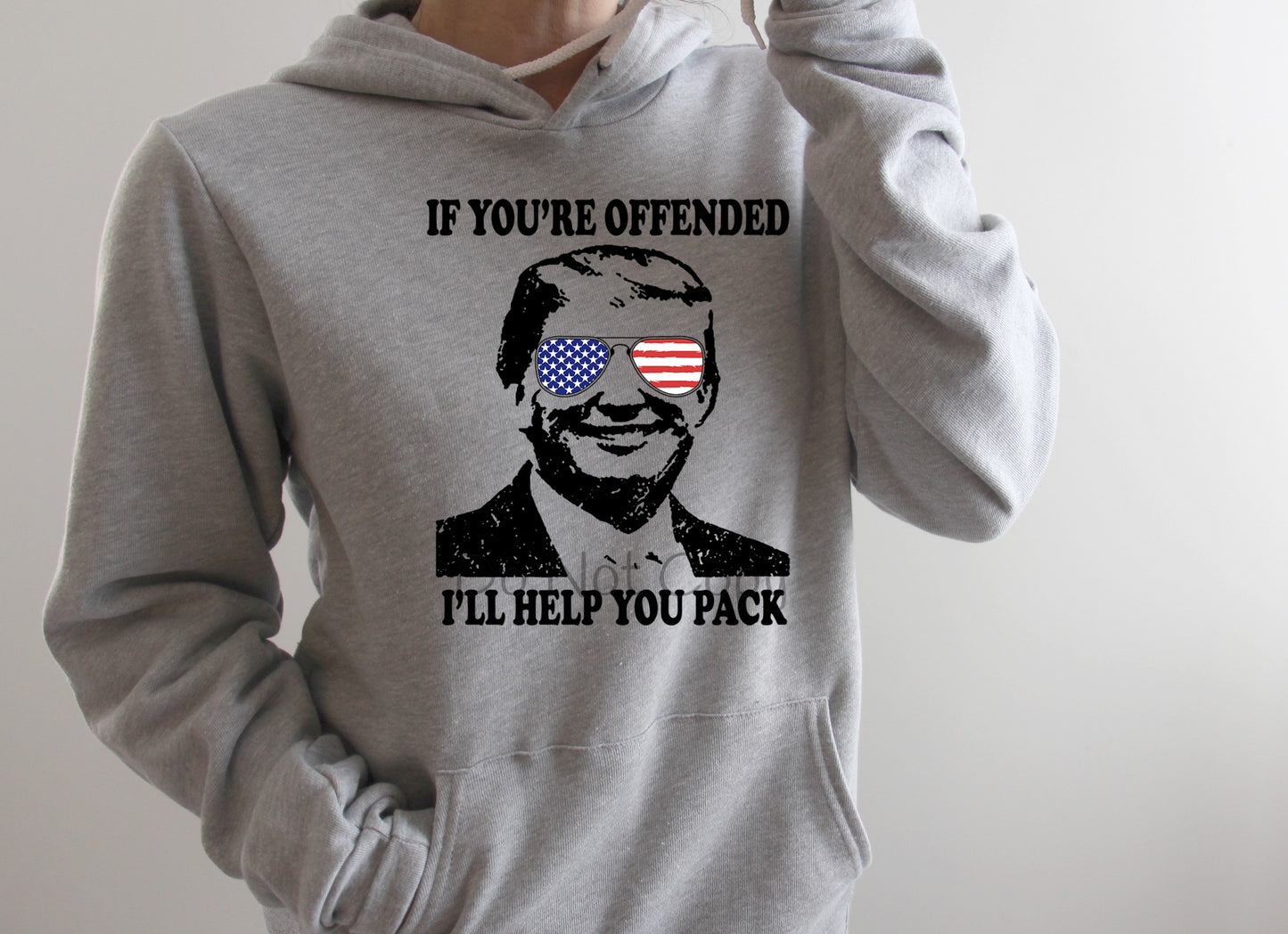 If you’re offended I’ll help you pack-screen Print