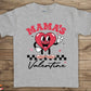 Mamas valentine heart checkered-DTF