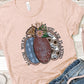 Bloom where you are planted blue pumpkin-DTF