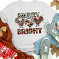 Merry and bright chickens-DTF