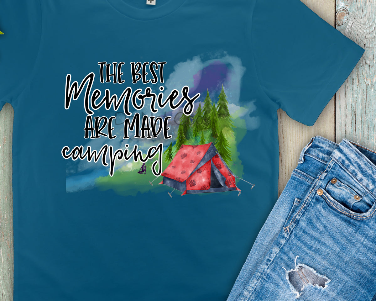 The best memories are made camping-DTF