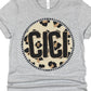 Cici Leopard circle- DTF