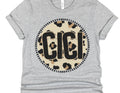 Cici Leopard circle- DTF