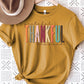 Grateful thankful colorful blessed -DTF