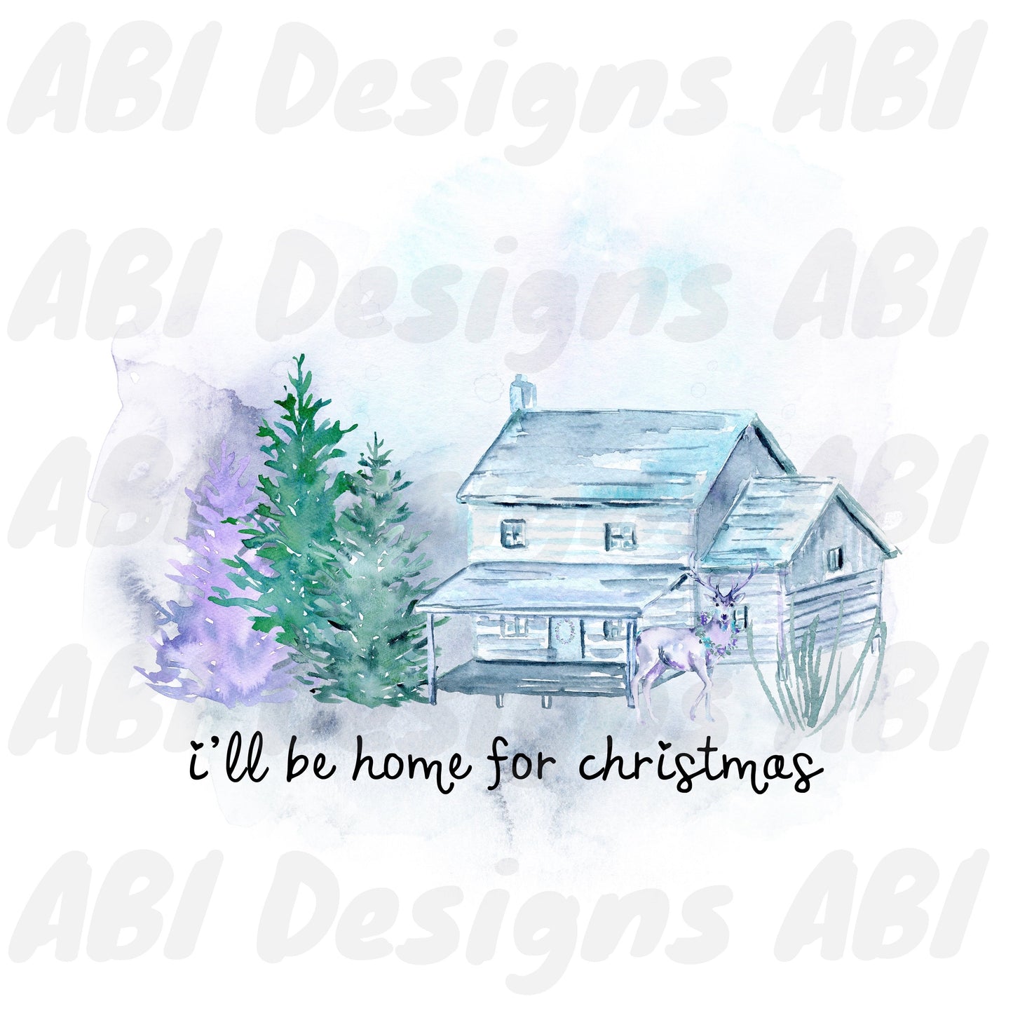I’ll be home for christmas - Sublimation