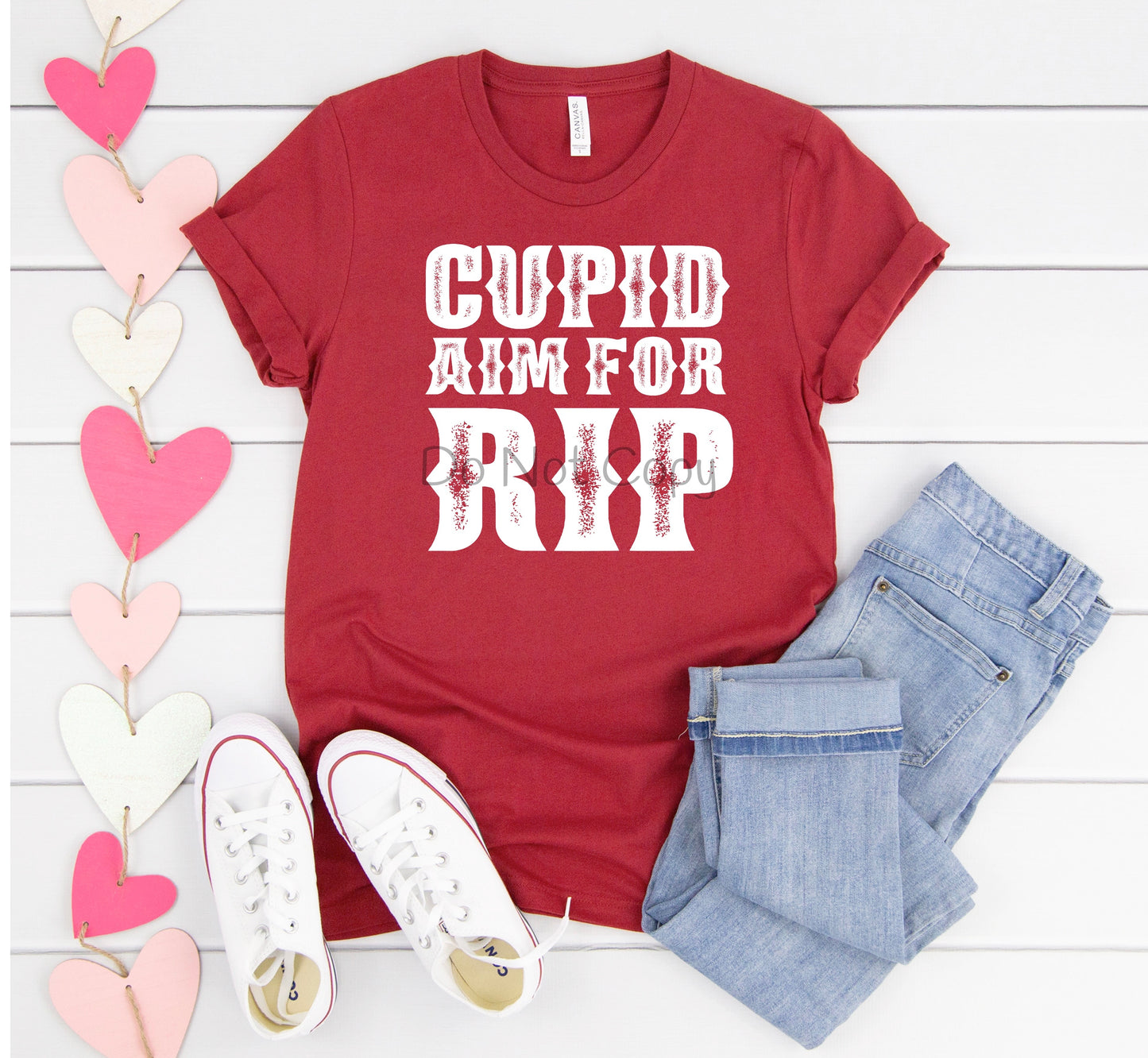 Cupid aim for Rip-Screen Print