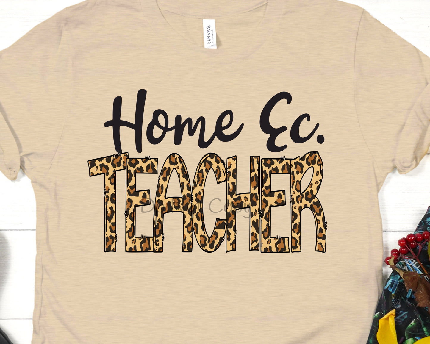 Home Ec Teacher leopard-DTF