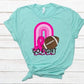 Go fight cure pink ribbon football-DTF