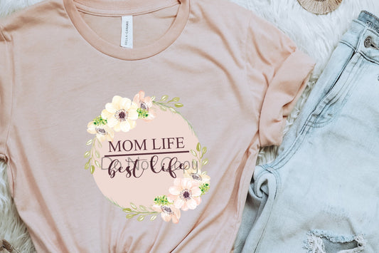 Mom life best life floral-DTF