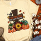 Fall for Jesus he never leaves cross pumpkins-DTF