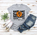 Game day vibes basketball checkered-DTF