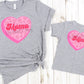 Mini pink leopard in heart-DTF