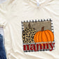 My favorite pumpkins call me Nanny leopard pumpkin frame-DTF