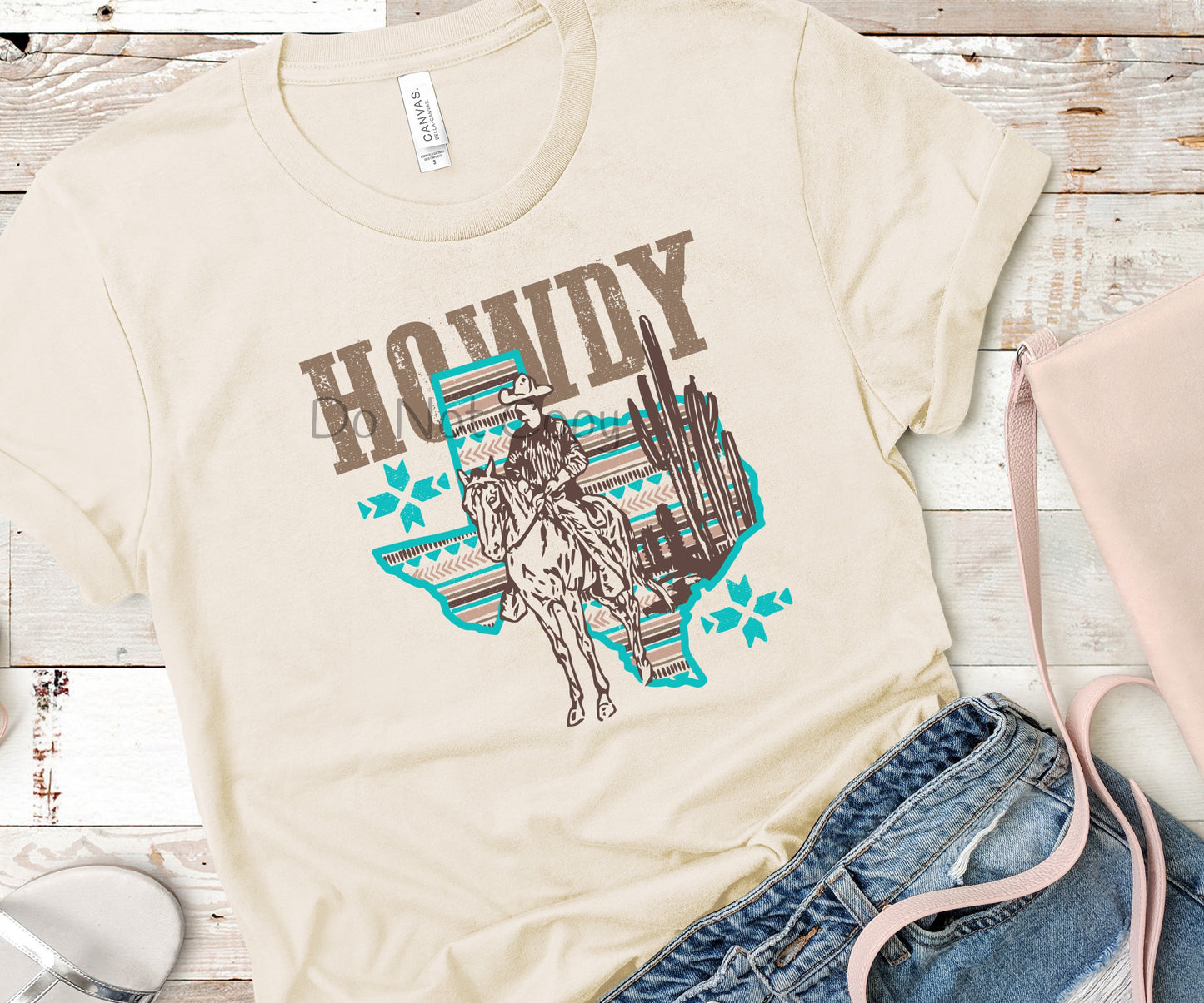 Howdy Texas horse rider-DTF