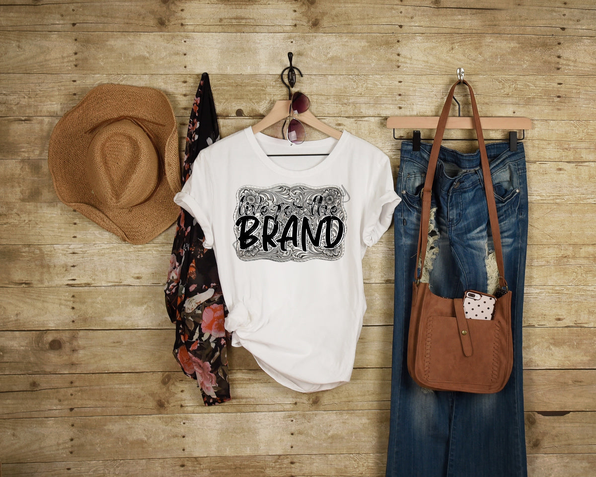 Live for the brand buckle-DTF