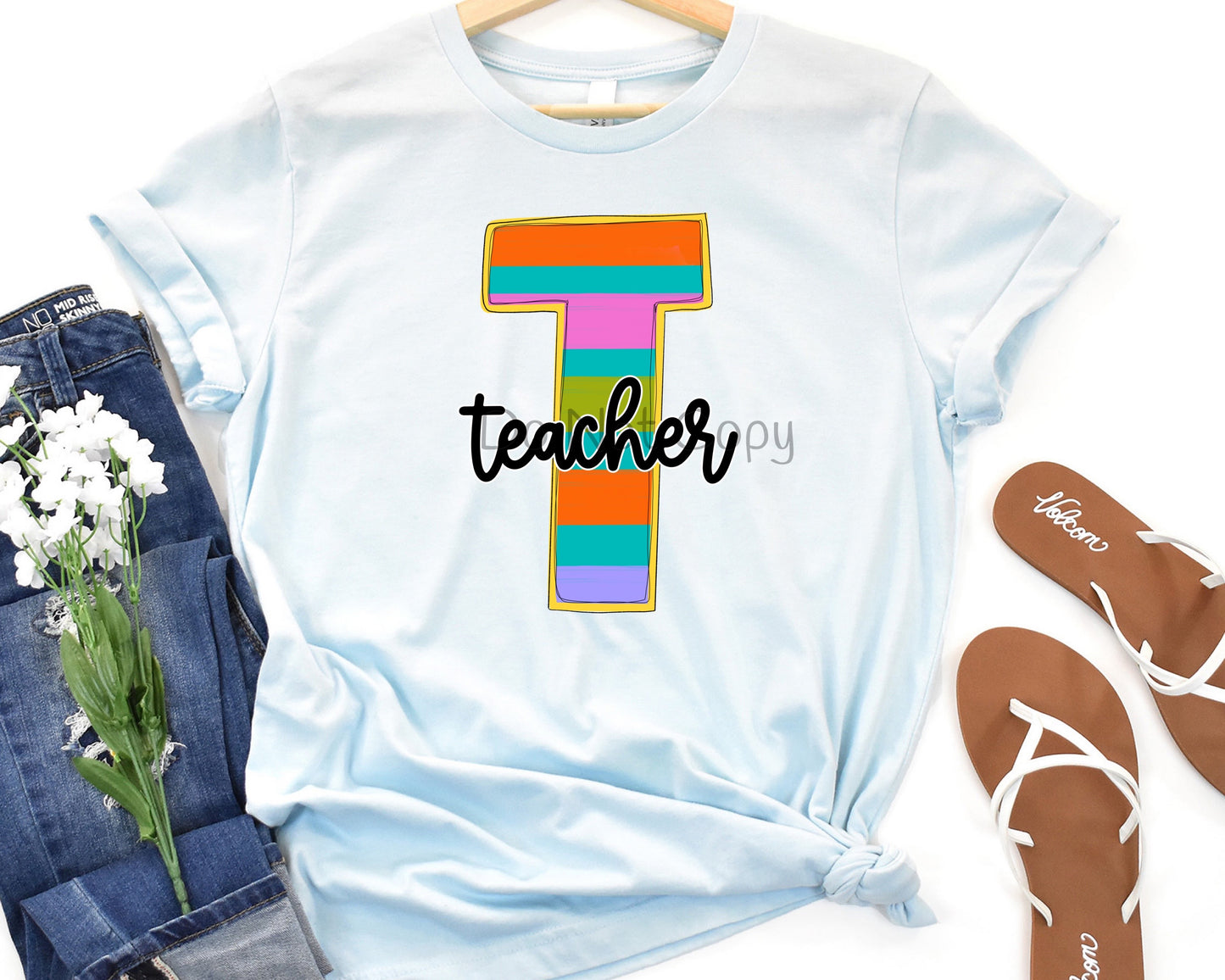 Funky block occupation Teacher-DTF