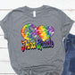 Peace heart Third grade -DTF
