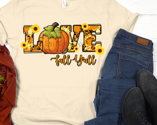 Love fall y’all-DTF