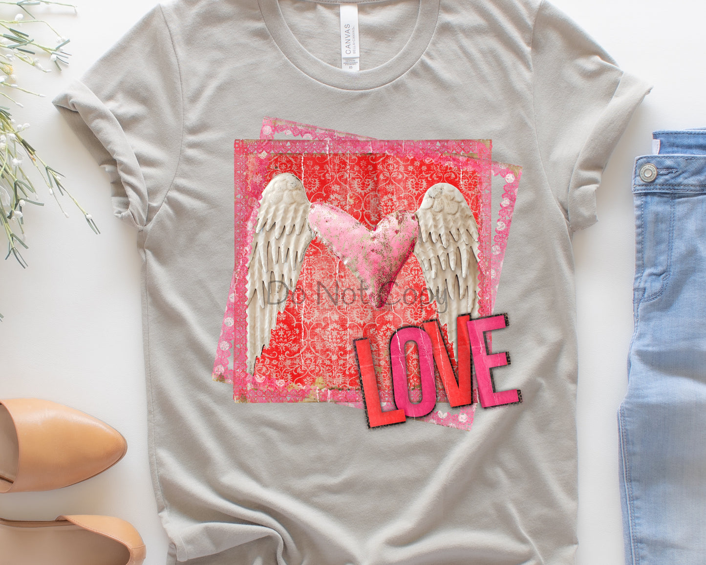 Love Angel wings-DTF