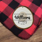Custom last name ornament-DTF only