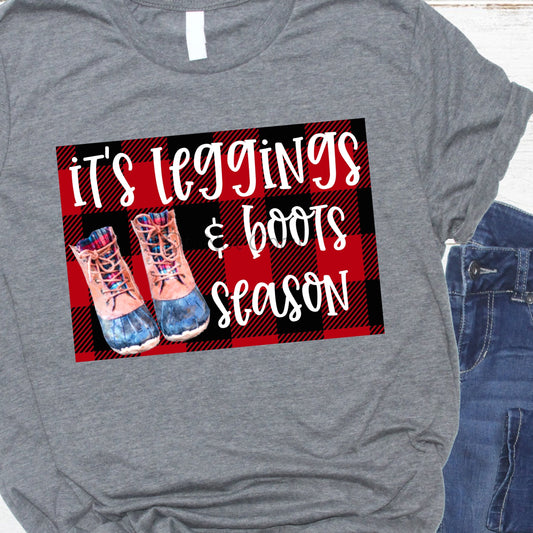 It’s legging & boots season-DTF