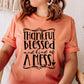 Thankful blessed and kind of a mess-DTF