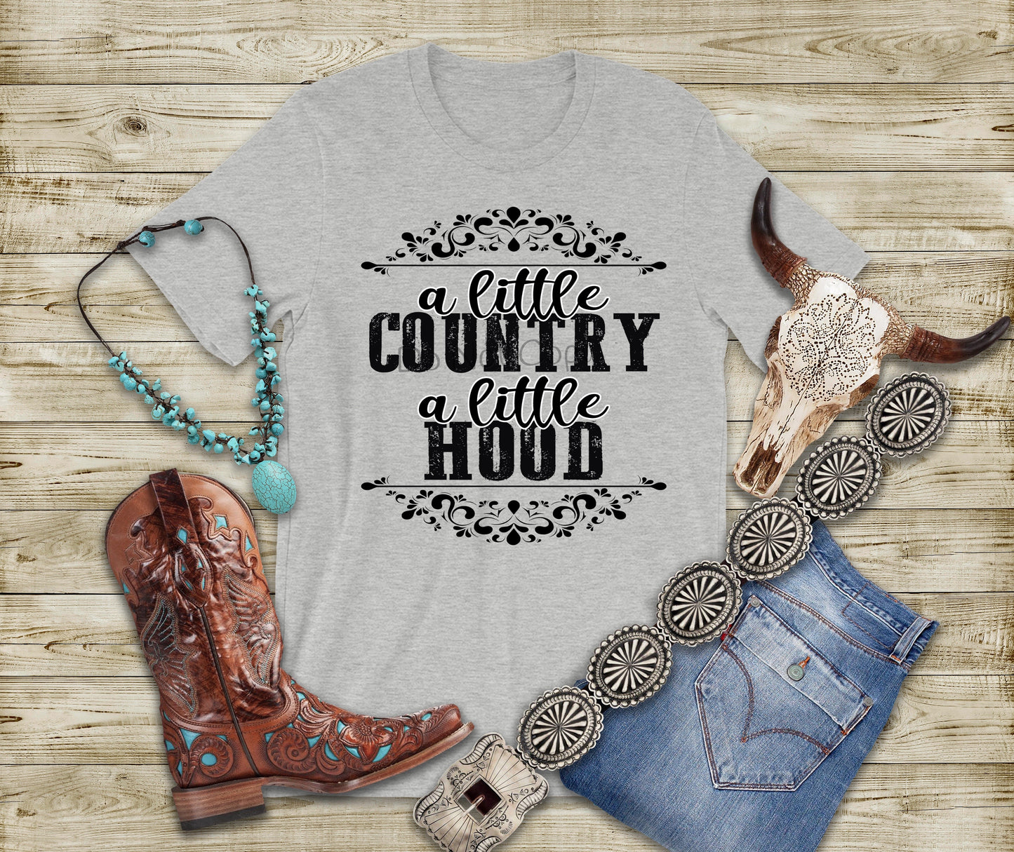 A little country a little hood-DTF