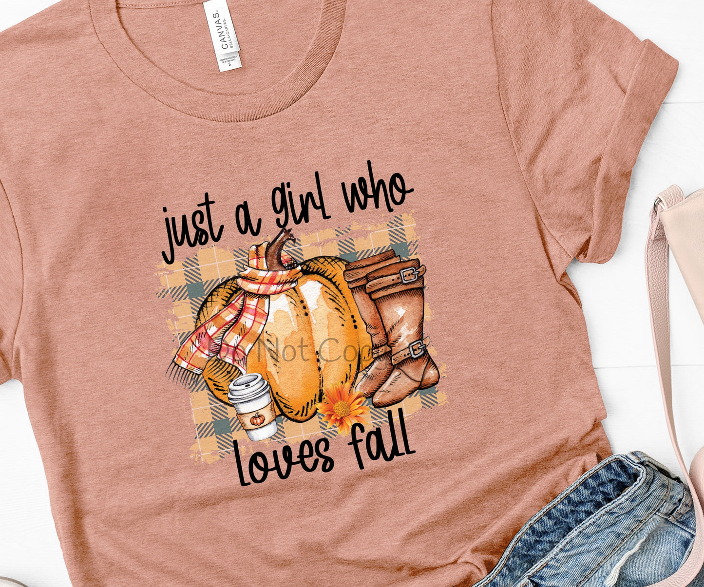 Just a girl who loves fall-DTF