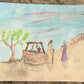 Woman at well-5x7