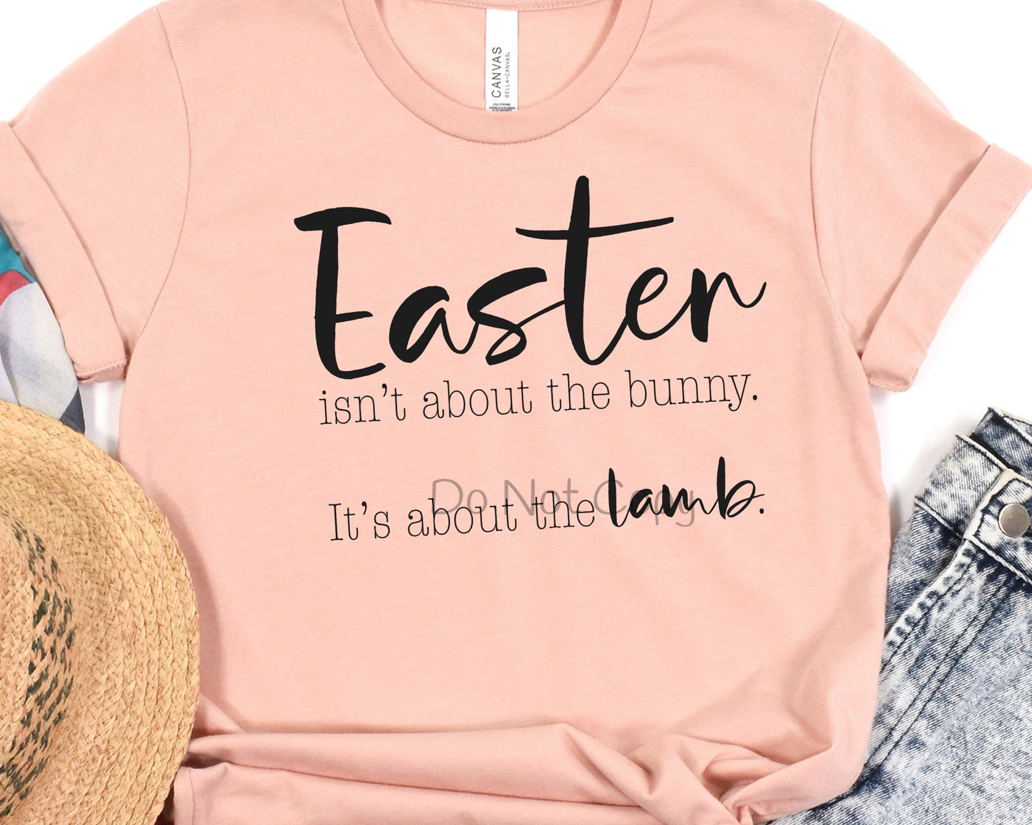 Easter isn’t about the bunny it’s about the lamb-DTF