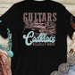 Guitars Cadillac hillbilly music-DTF