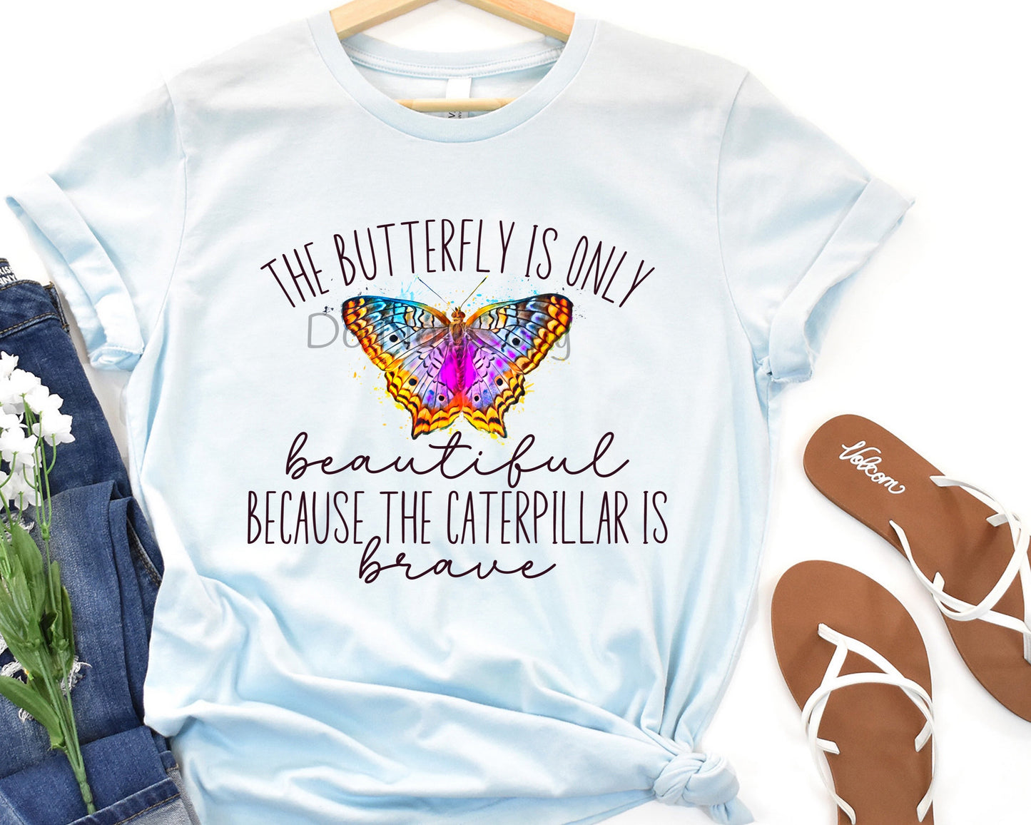 The butterfly is only beautiful-DTF