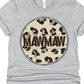Mawmaw Leopard circle- DTF