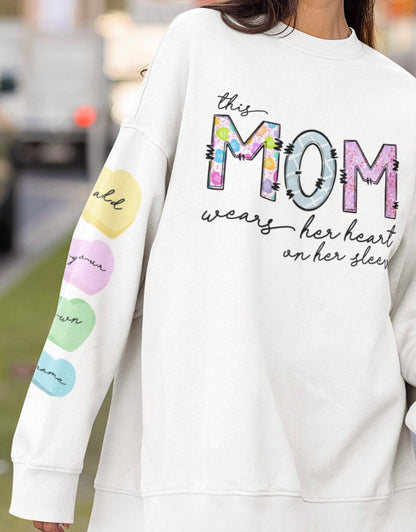 This “custom name” wears her heart on her sleeve-DTF