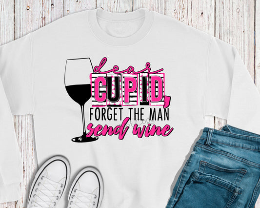 Dear cupid send wine-DTF