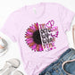 In October we wear pink sunflower-DTF