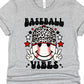 Baseball vibes leopard hat-DTF